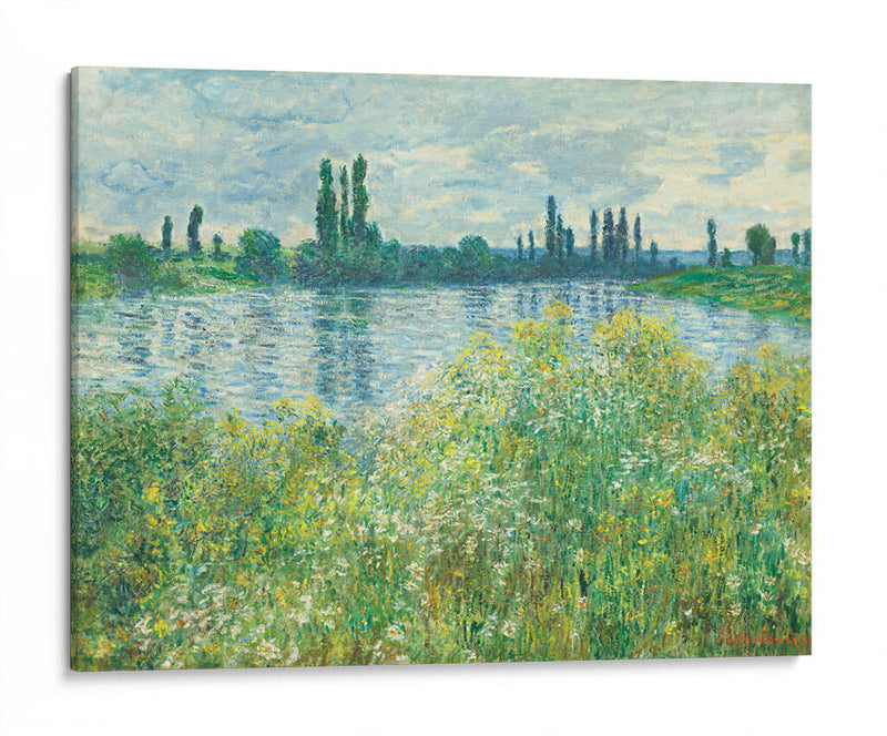Orillas del Sena, Vétheuil - Claude O. Monet | Cuadro decorativo de Canvas Lab