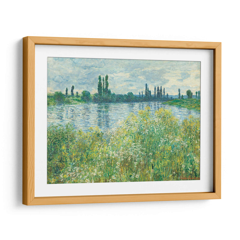 Orillas del Sena, Vétheuil - Claude O. Monet | Cuadro decorativo de Canvas Lab