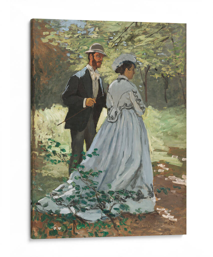 Bazille y Camille - Claude O. Monet | Cuadro decorativo de Canvas Lab