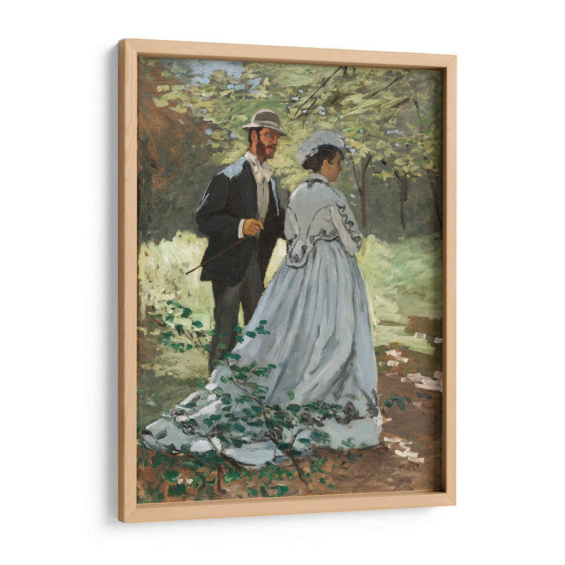 Bazille y Camille - Claude Monet | Cuadro decorativo de Canvas Lab
