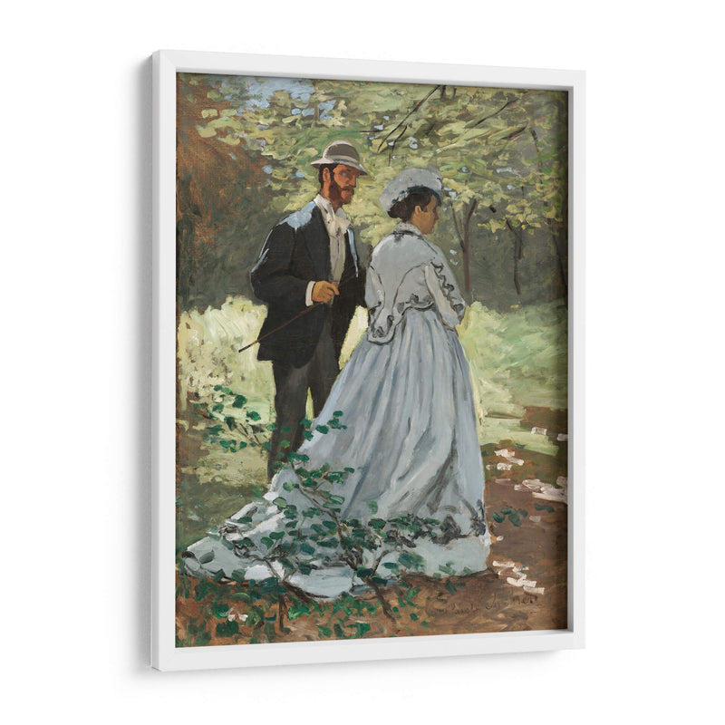 Bazille y Camille - Claude Monet | Cuadro decorativo de Canvas Lab