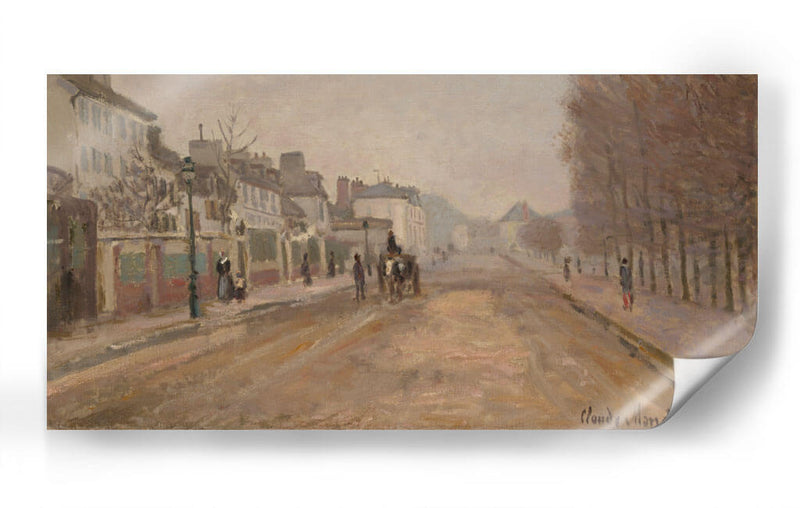 Bulevar Héloise, Argenteuil - Claude Monet | Cuadro decorativo de Canvas Lab