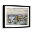 Puente en Argenteuil en un día gris - Claude O. Monet | Cuadro decorativo de Canvas Lab