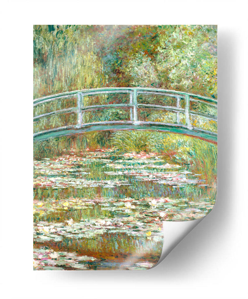Puente sobre estanque de nenúfares - Claude Monet | Cuadro decorativo de Canvas Lab