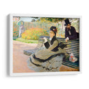 Camille Monet en un banco del jardín - Claude O. Monet | Cuadro decorativo de Canvas Lab
