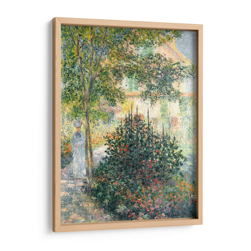 Camille Monet en el jardín de Argenteuil - Claude Monet | Cuadro decorativo de Canvas Lab