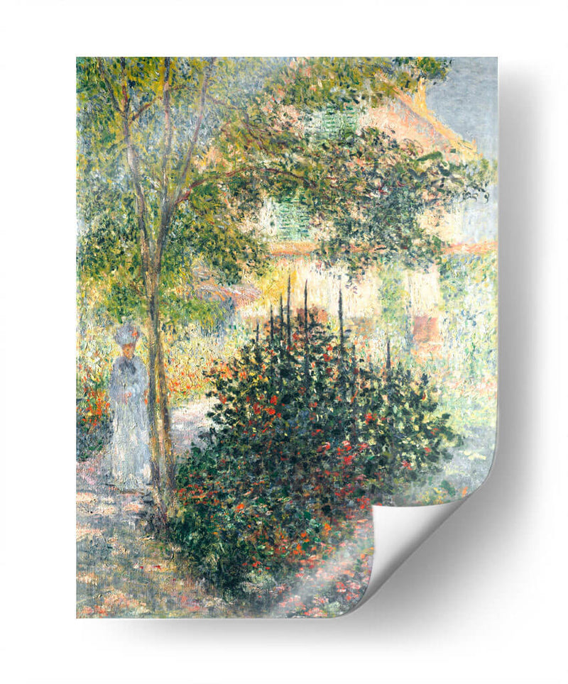 Camille Monet en el jardín de Argenteuil - Claude O. Monet | Cuadro decorativo de Canvas Lab