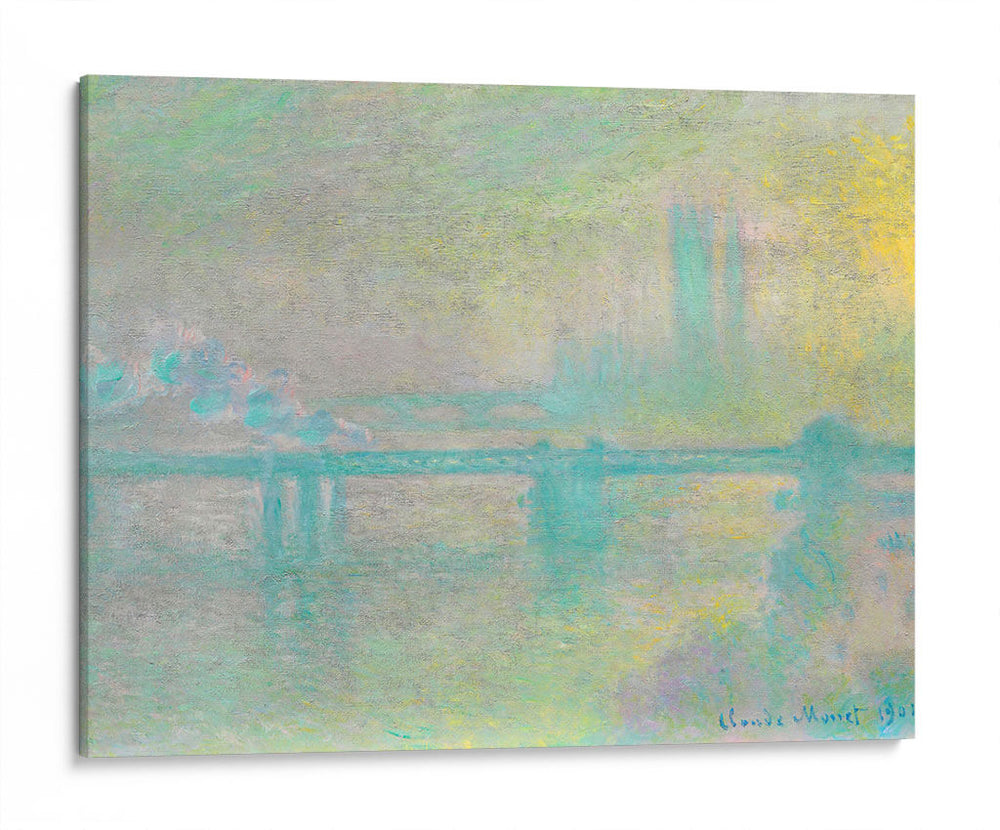 El puente de Charing Cross, Londres - Claude O. Monet | Cuadro decorativo de Canvas Lab