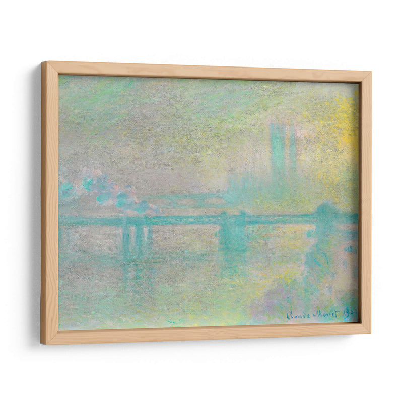 El puente de Charing Cross, Londres - Claude O. Monet | Cuadro decorativo de Canvas Lab