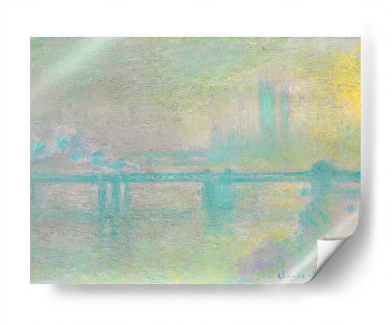 El puente de Charing Cross, Londres - Claude O. Monet | Cuadro decorativo de Canvas Lab