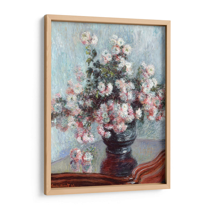Crisantemos - Claude O. Monet | Cuadro decorativo de Canvas Lab