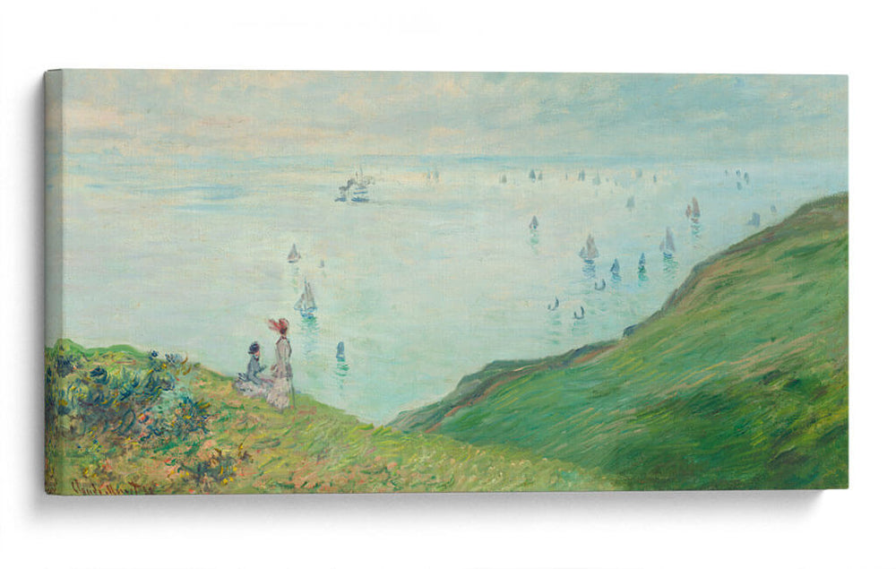 Acantilados en Pourville - Claude O. Monet | Cuadro decorativo de Canvas Lab