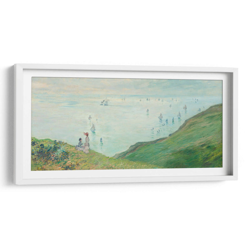 Acantilados en Pourville - Claude O. Monet | Cuadro decorativo de Canvas Lab