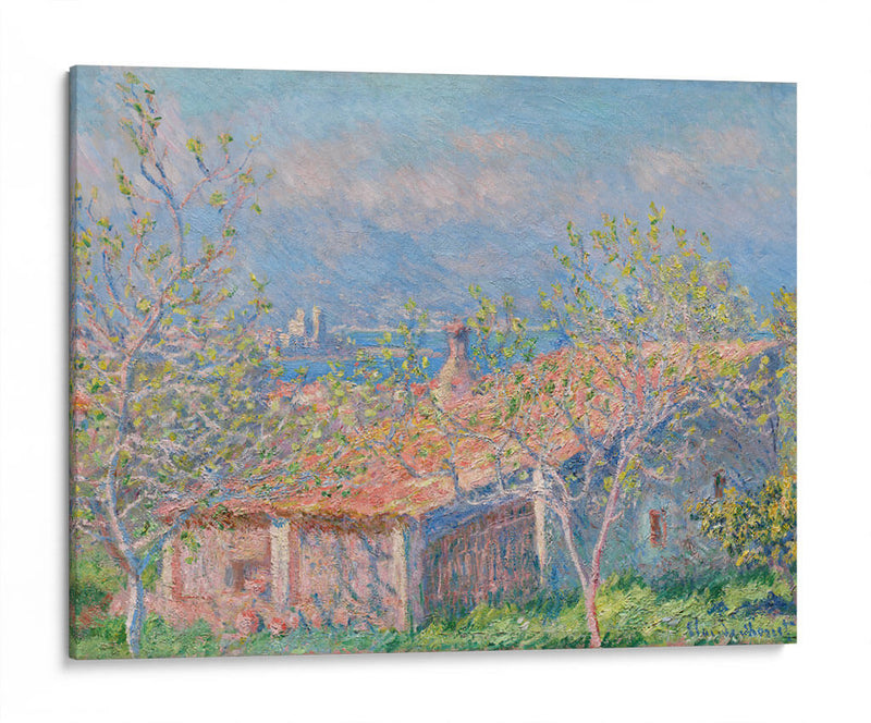 Casa del jardinero en Antibes - Claude Monet | Cuadro decorativo de Canvas Lab