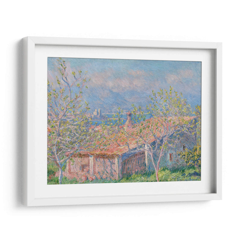 Casa del jardinero en Antibes - Claude O. Monet | Cuadro decorativo de Canvas Lab