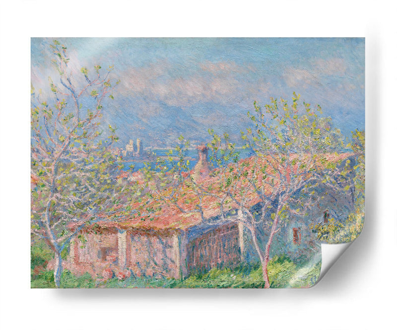 Casa del jardinero en Antibes - Claude Monet | Cuadro decorativo de Canvas Lab