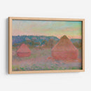 Haystacks, End of Day, Autumn - Claude O. Monet | Cuadro decorativo de Canvas Lab
