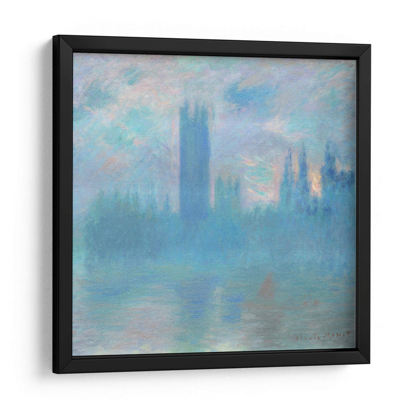 Casas del Parlamento, Londres - Claude Monet | Cuadro decorativo de Canvas Lab