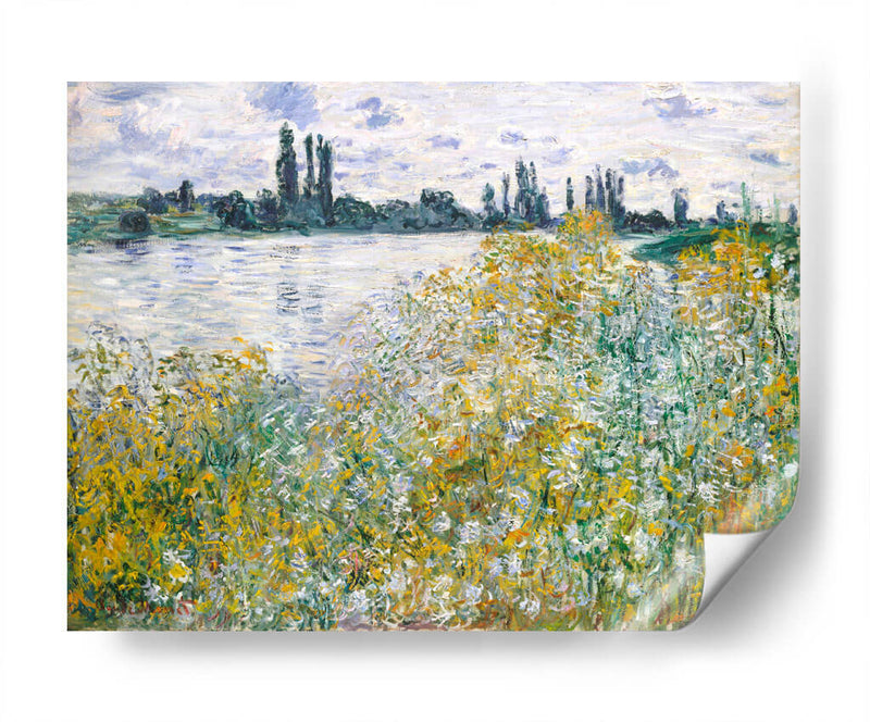 Île aux Fleurs near Vétheuil - Claude O. Monet | Cuadro decorativo de Canvas Lab