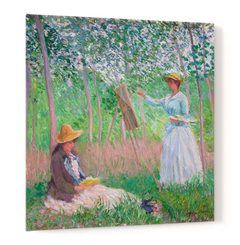 En el bosque en Giverny - Claude Monet | Cuadro decorativo de Canvas Lab