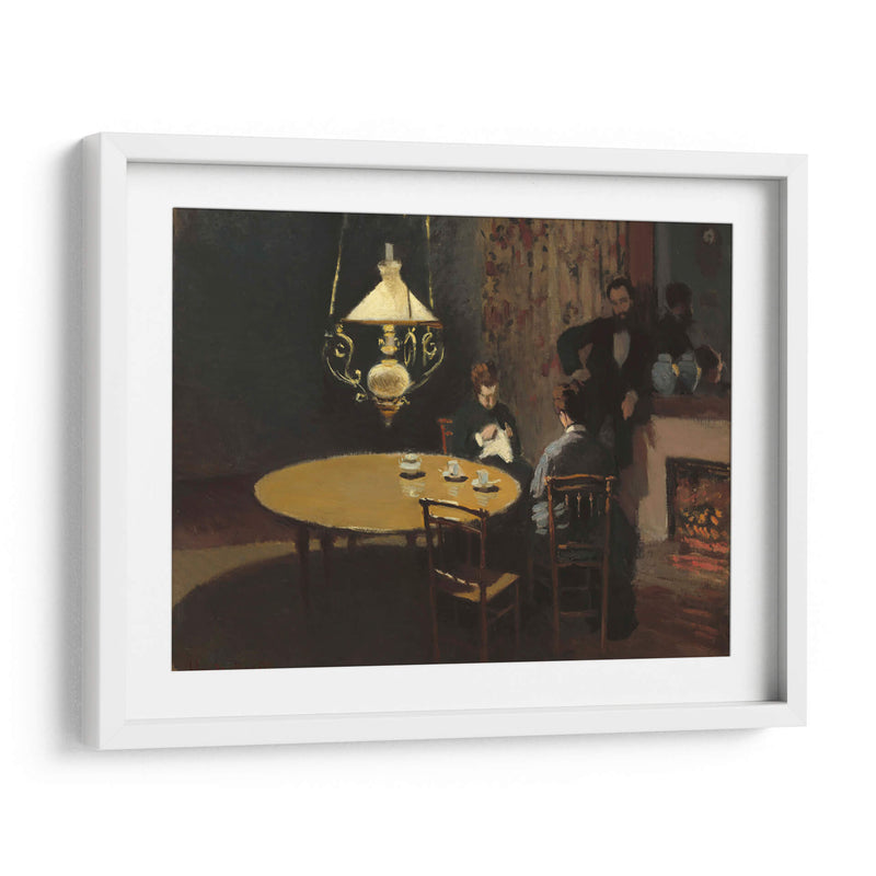 Interior, after Dinner - Claude O. Monet | Cuadro decorativo de Canvas Lab
