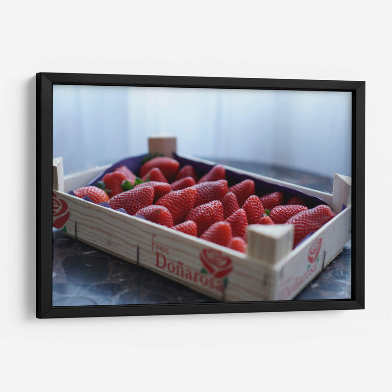 Cajita con fresas | Cuadro decorativo de Canvas Lab