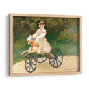 Jean Monet en su caballo-triciclo - Claude O. Monet | Cuadro decorativo de Canvas Lab