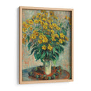 Flores de alcachofa de Jerusalén - Claude O. Monet | Cuadro decorativo de Canvas Lab