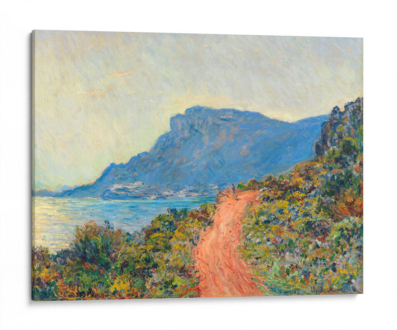 La cornisa cerca de Mónaco - Claude O. Monet | Cuadro decorativo de Canvas Lab