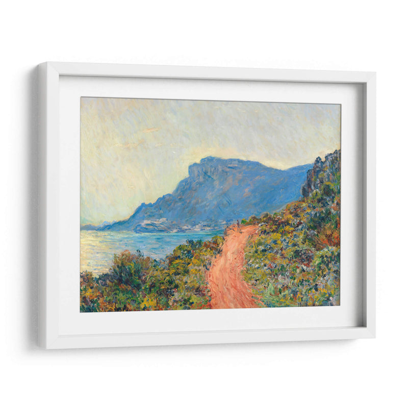 La cornisa cerca de Mónaco - Claude O. Monet | Cuadro decorativo de Canvas Lab