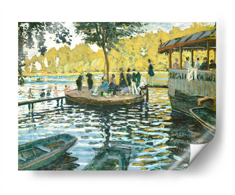 La Grenouillère - Claude O. Monet | Cuadro decorativo de Canvas Lab