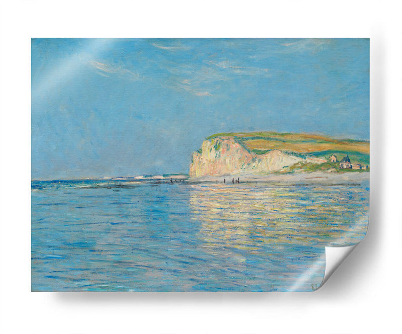 Marea baja en Pourville, cerca de Dieppe - Claude O. Monet | Cuadro decorativo de Canvas Lab