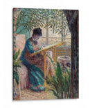 Madame Monet bordando - Claude O. Monet | Cuadro decorativo de Canvas Lab