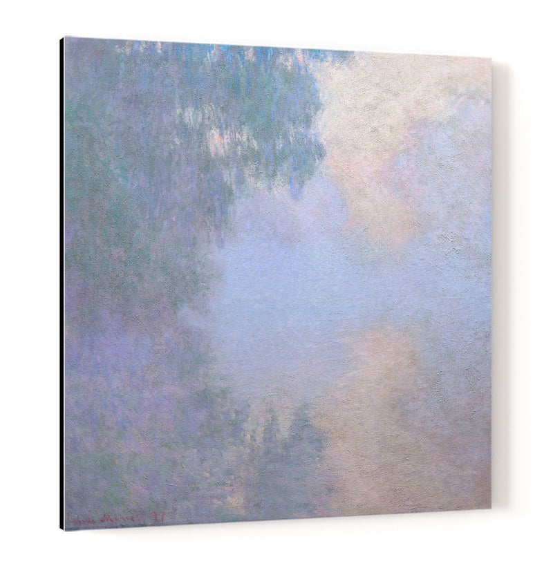 Mañana en el Sena cerca de Giverny - I - Claude Monet | Cuadro decorativo de Canvas Lab