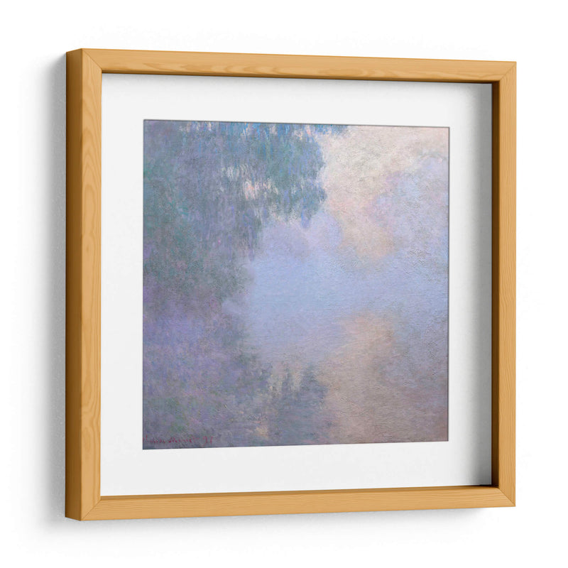 Mañana en el Sena cerca de Giverny - I - Claude O. Monet | Cuadro decorativo de Canvas Lab
