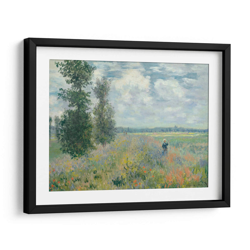 Campos de amapolas cerca de Argenteuil - Claude O. Monet | Cuadro decorativo de Canvas Lab