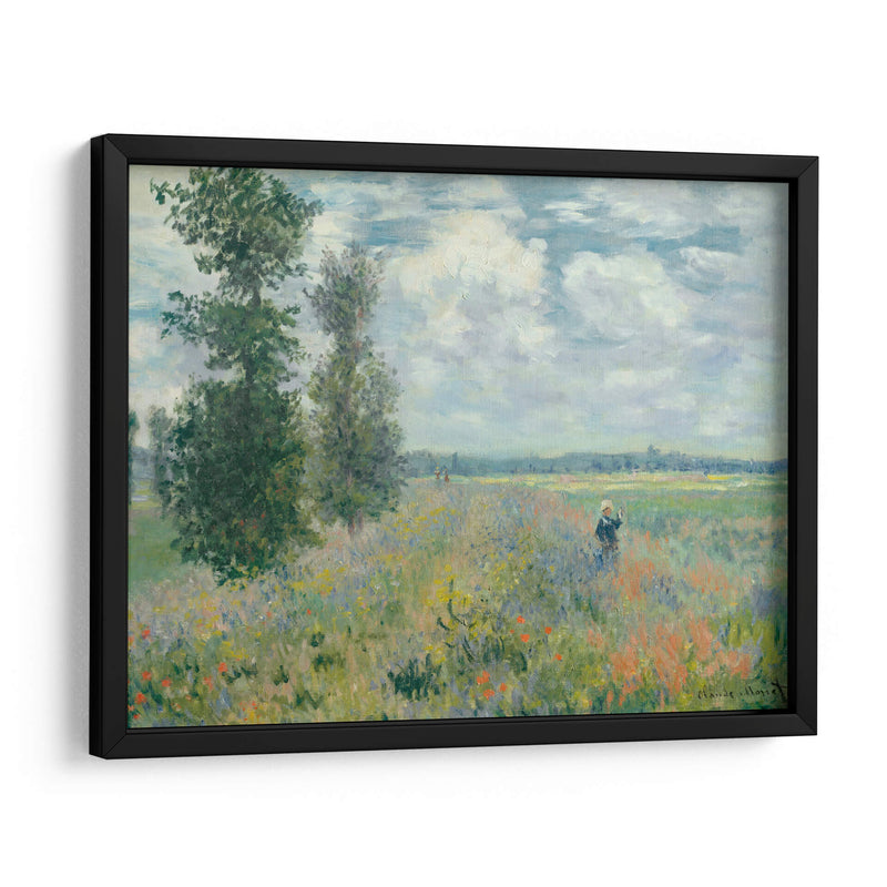 Campos de amapolas cerca de Argenteuil - Claude Monet | Cuadro decorativo de Canvas Lab