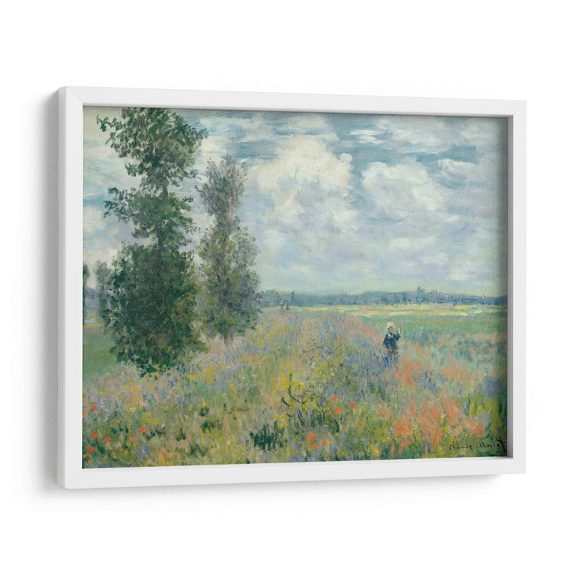 Campos de amapolas cerca de Argenteuil - Claude Monet | Cuadro decorativo de Canvas Lab
