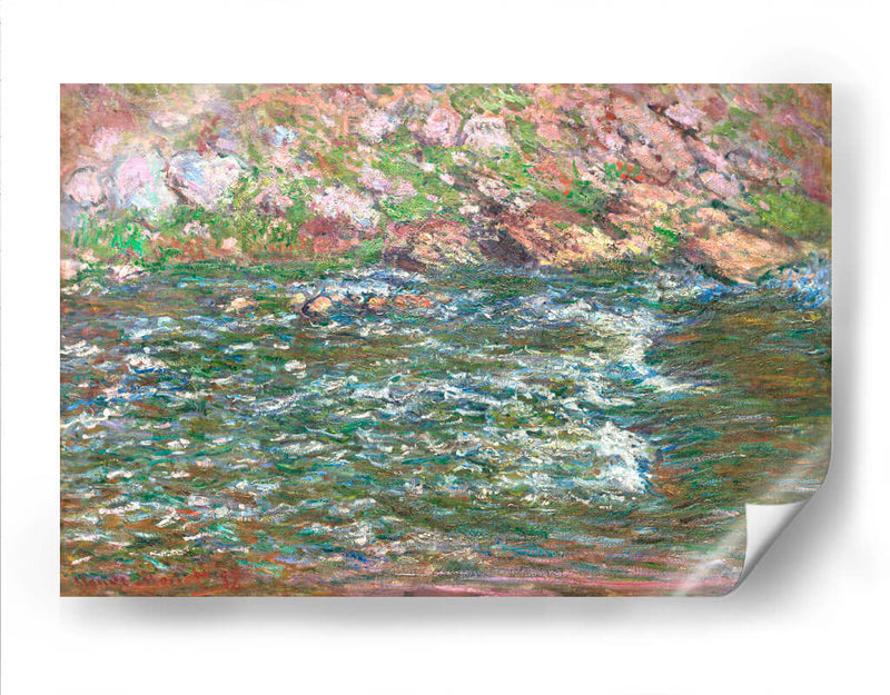 Rápidos en el Petite Creuse en Fresselines - Claude Monet | Cuadro decorativo de Canvas Lab