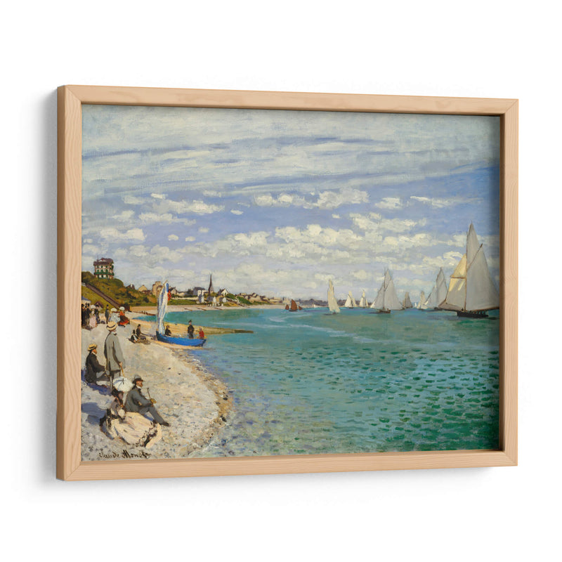 La Regata en Sainte Adresse - Claude O. Monet | Cuadro decorativo de Canvas Lab