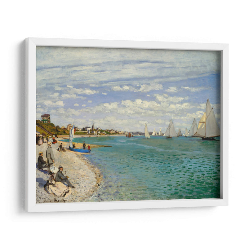 La Regata en Sainte Adresse - Claude O. Monet | Cuadro decorativo de Canvas Lab