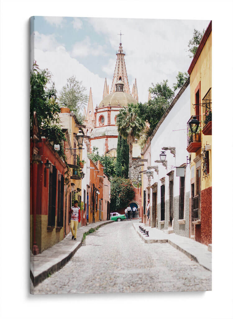 Callejón con vista a la Catedral | Cuadro decorativo de Canvas Lab