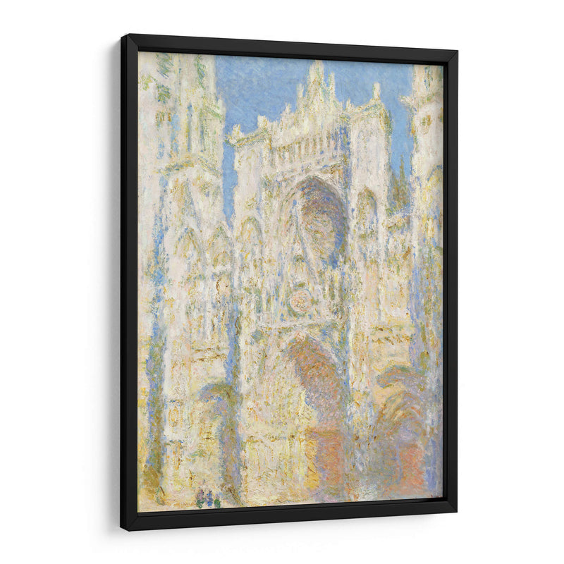 Catedral de Rouen, fachada oeste, luz del sol - Claude Monet | Cuadro decorativo de Canvas Lab