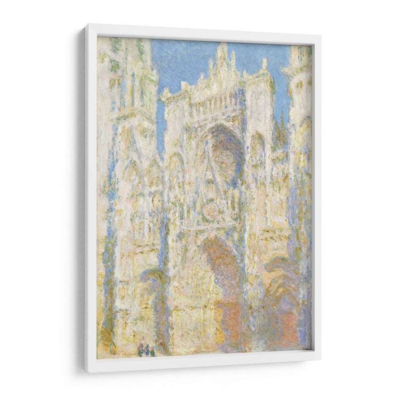 Catedral de Rouen, fachada oeste, luz del sol - Claude Monet | Cuadro decorativo de Canvas Lab