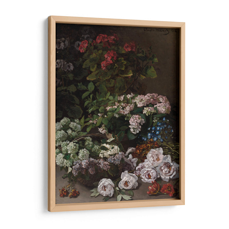 Flores de primavera - Claude O. Monet | Cuadro decorativo de Canvas Lab