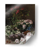 Flores de primavera - Claude O. Monet | Cuadro decorativo de Canvas Lab