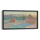 Pilas de trigo, fin de verano - Claude O. Monet | Cuadro decorativo de Canvas Lab