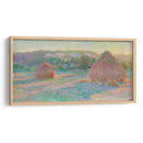Pilas de trigo, fin de verano - Claude O. Monet | Cuadro decorativo de Canvas Lab