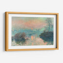 Puesta de sol en el Sena en Lavacourt - Claude O. Monet | Cuadro decorativo de Canvas Lab