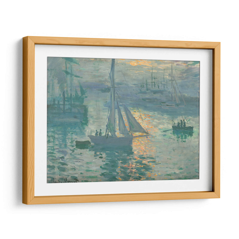 Amanecer - Claude O. Monet | Cuadro decorativo de Canvas Lab